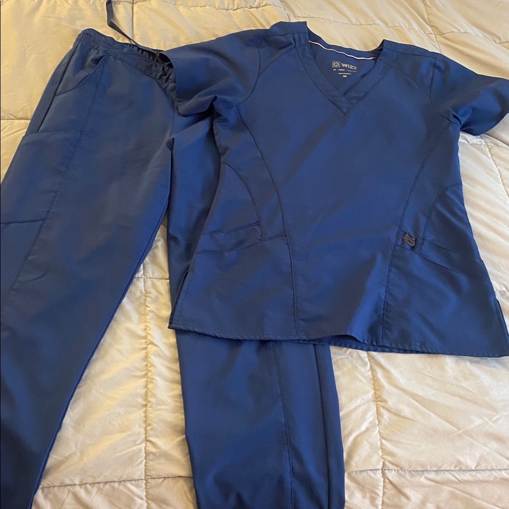 WonderWink W123 Navy Blue Scrub Set